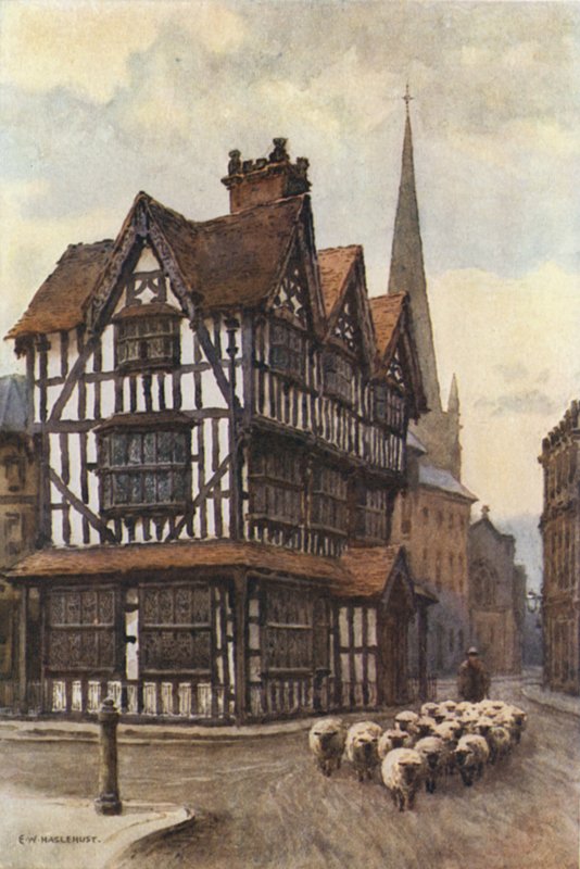 The Black-and-White House, High Town by Ernest William Haslehust