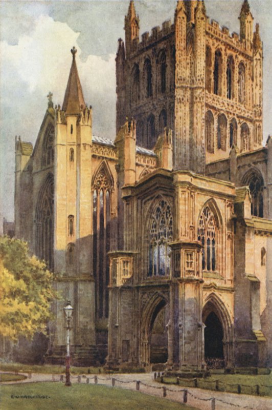 The Cathedral from the North-West by Ernest William Haslehust