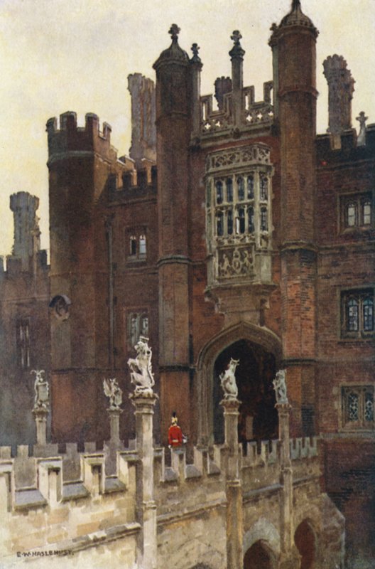 The Great Gatehouse, West Entrance by Ernest William Haslehust