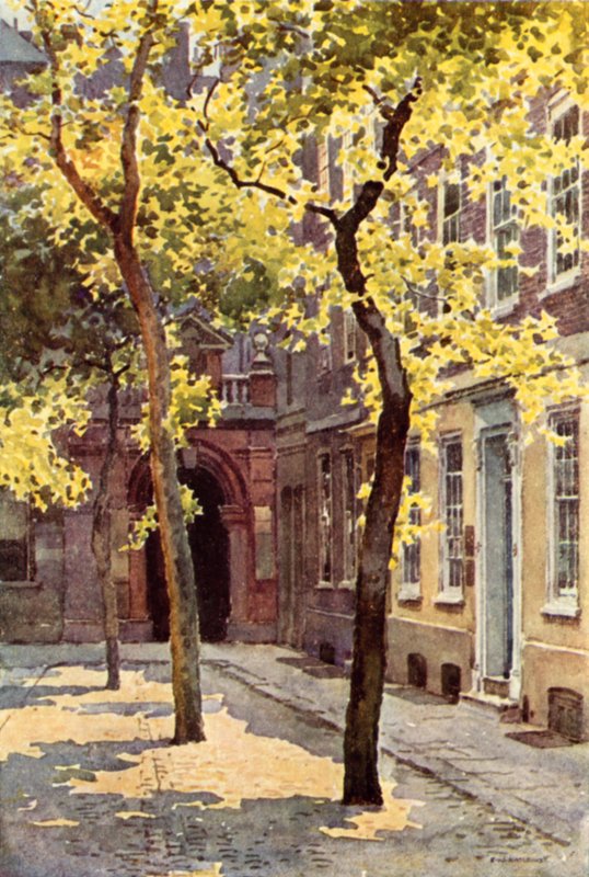 Wardrobe Place, Blackfriars by Ernest William Haslehust