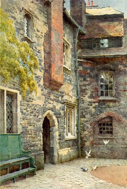 Washhouse Court, Charterhouse by Ernest William Haslehust
