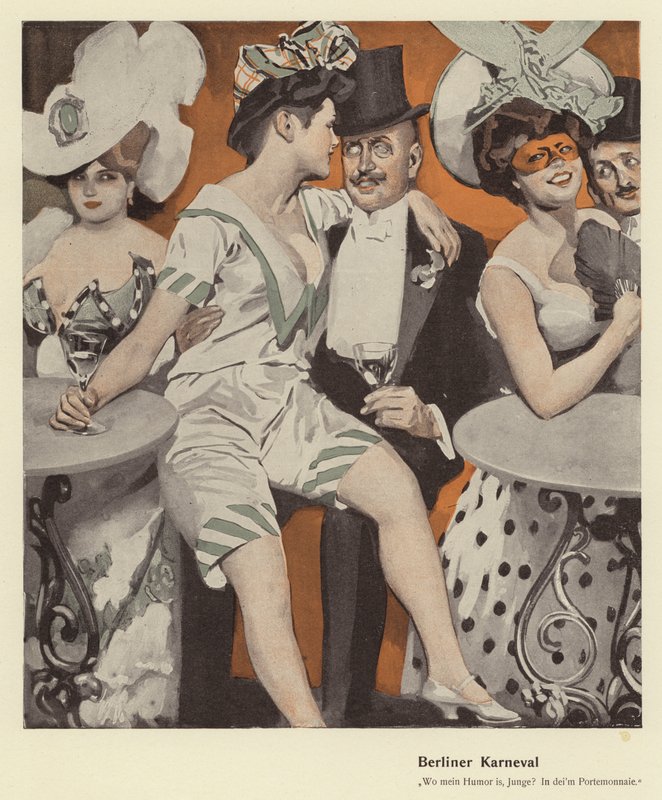 Berlin Carnival by Ernst (after) Heilemann