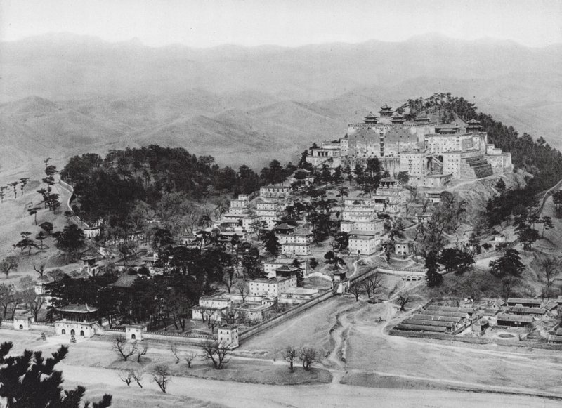 Jehol, Potala, Chihli, The Lama Monastery Potala in Jehol, View from South-East by Ernst Boerschmann