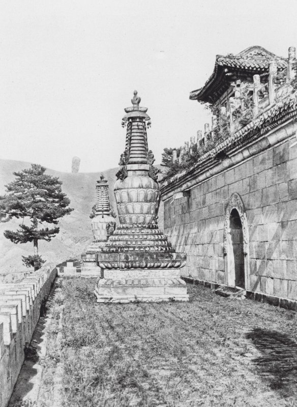 Jehol, Pu lo sze, Chihli, Terrace in the Lama Monastery Pu lo sze by Ernst Boerschmann