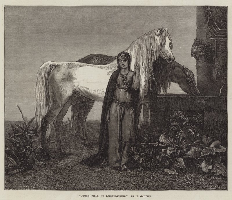 Young Girl from Herzegovina by Etienne Gautier