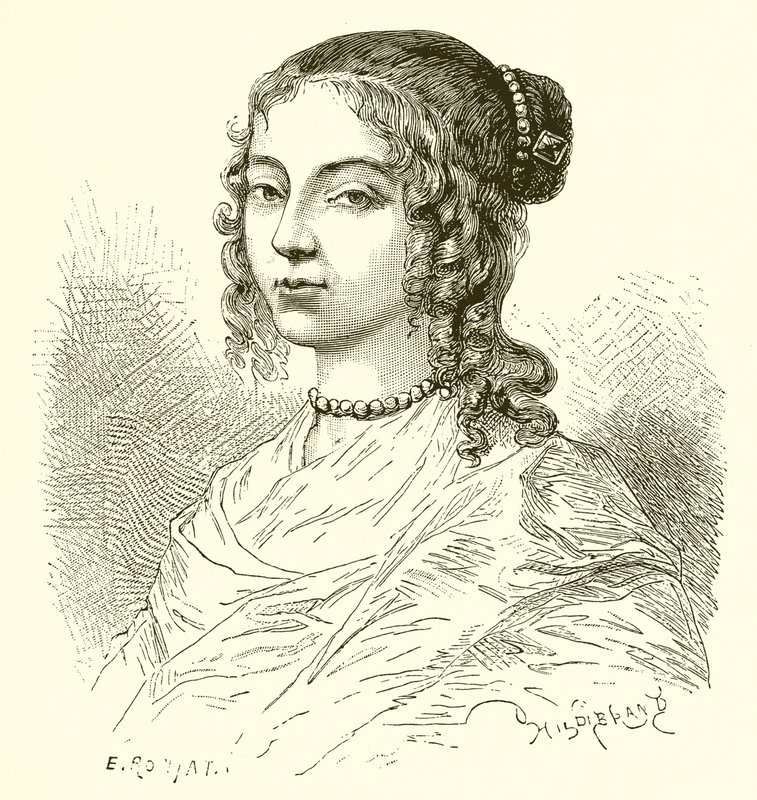 Henrietta of England, sister of King Charles II by Etienne Antoine Eugene Ronjat