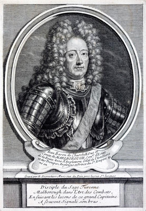 John Churchill by Etienne Jehandier (after) Desrochers
