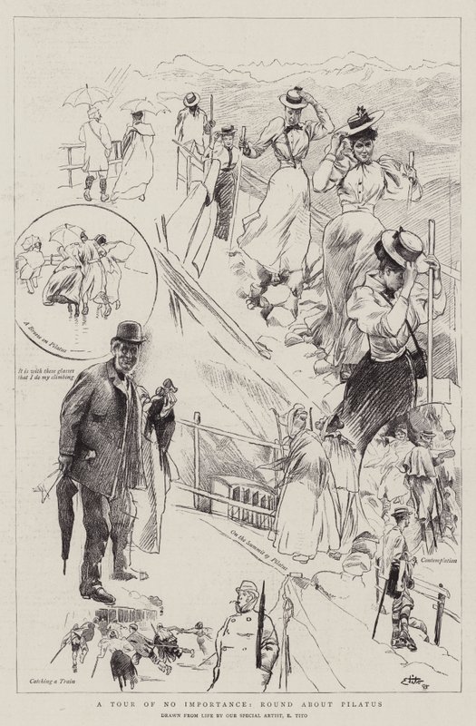 A Tour of No Importance, Round about Pilatus by Ettore Tito