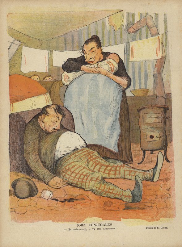 Illustration for Le Rire by Eugene Cadel