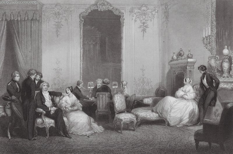 A Parisian Family by Eugene Louis (after) Lami