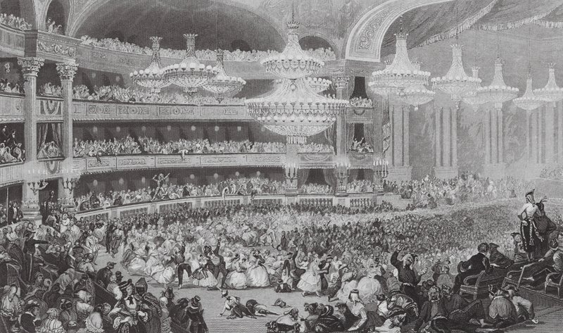 The Grand Bal Masque at the Opera by Eugene Louis (after) Lami