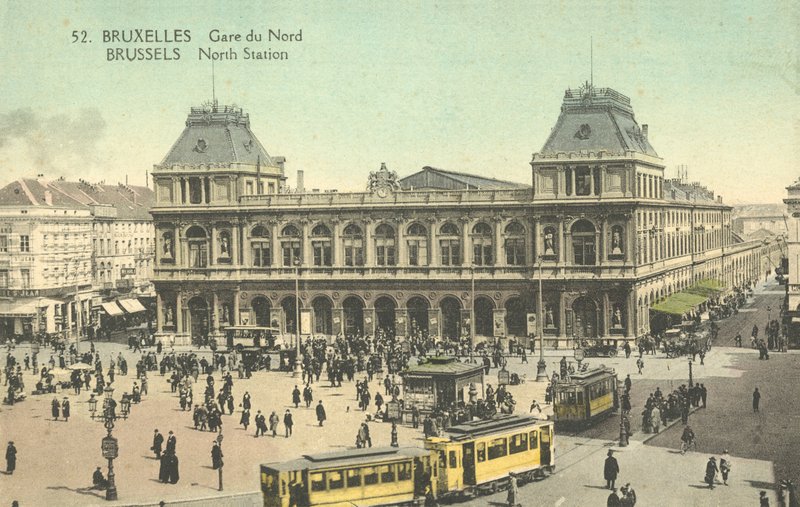 Brussels, North Station by European Photographer