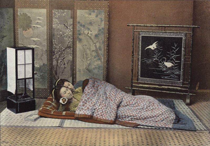 Bedroom in Japan by European Photographer