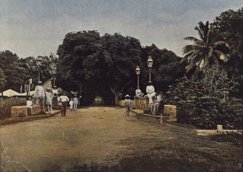 Entrance to the City of Papeete by European Photographer