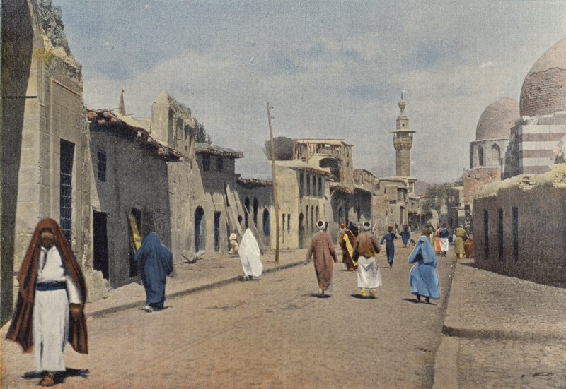 Suburb of Meidan in Damascus by European Photographer