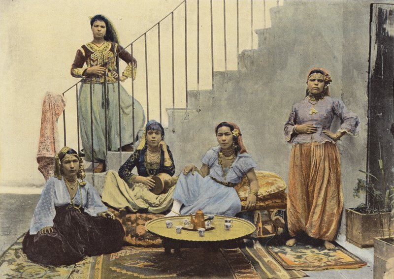Moorish Women of Algiers by European Photographer