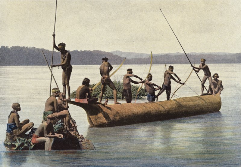 Andaman Islands, Archery Fishing by European Photographer
