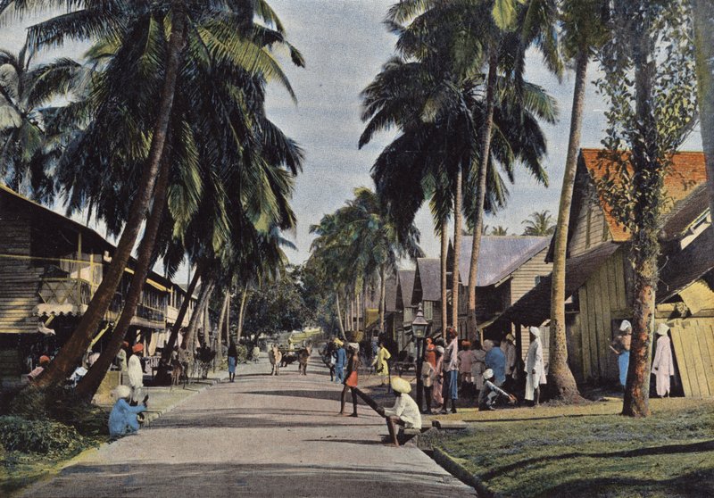 Andaman Islands, Bazaar Street in Port Blair by European Photographer