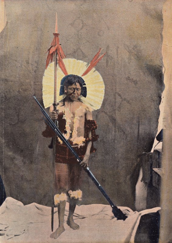 Cayapo Indian by European Photographer