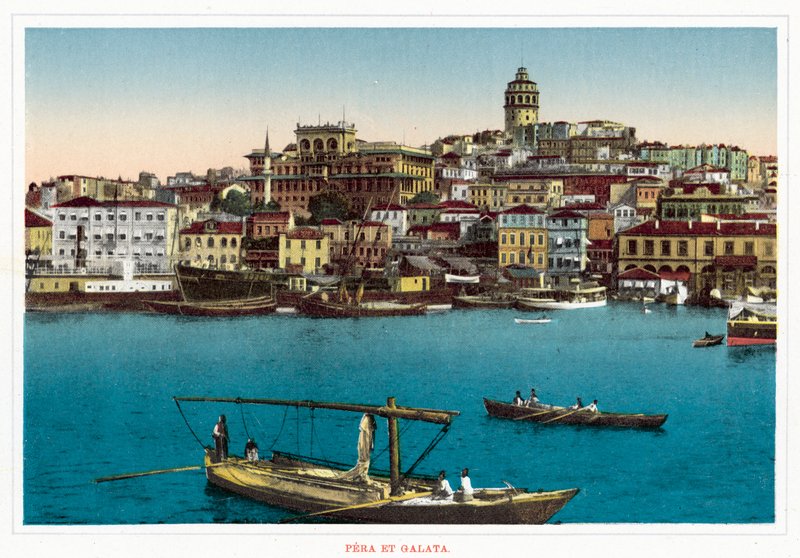 Pera and Galata by European Photographer
