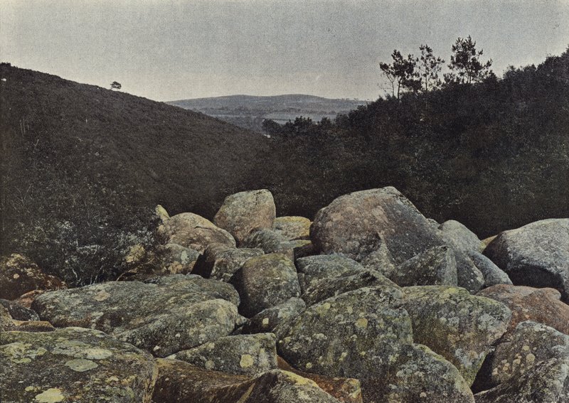 Saint-Herbor, Rocks of the Cascade by European Photographer