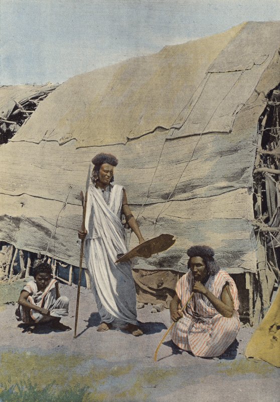 A Bichari Family by European Photographer