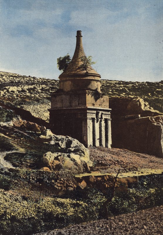 Valley of Josaphat, Tomb of Absalom by European Photographer