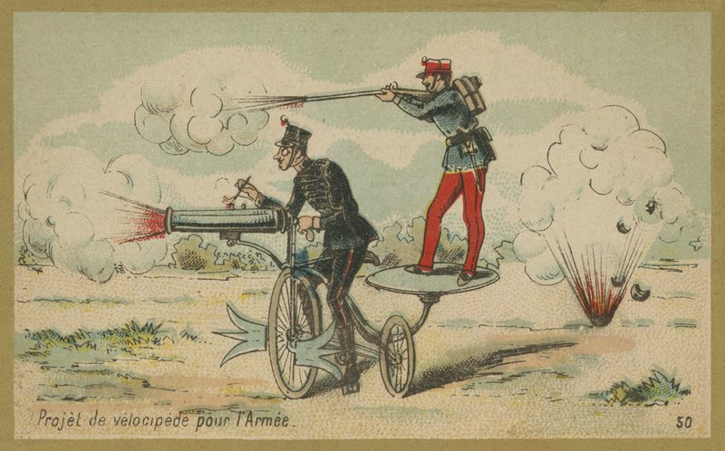 Military velocipede by European School