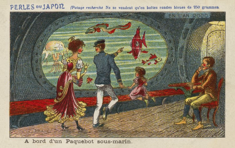 On Board an Underwater Liner in the Year 2000 by European School