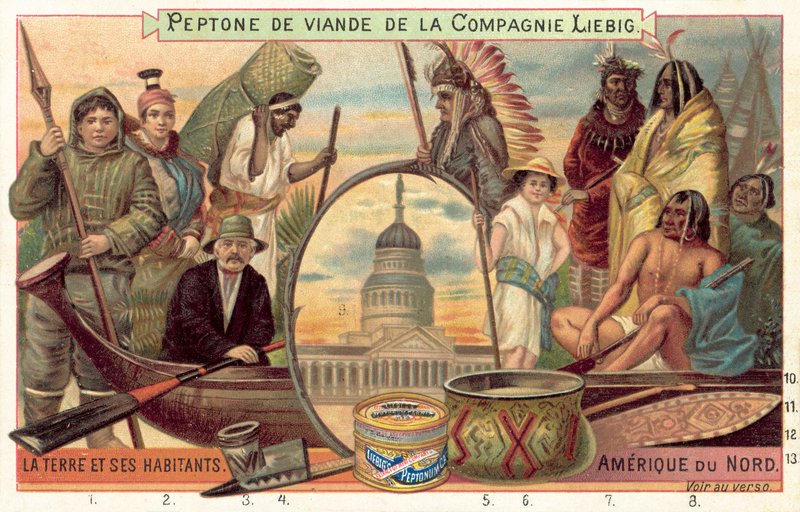 Peoples of North America by European School