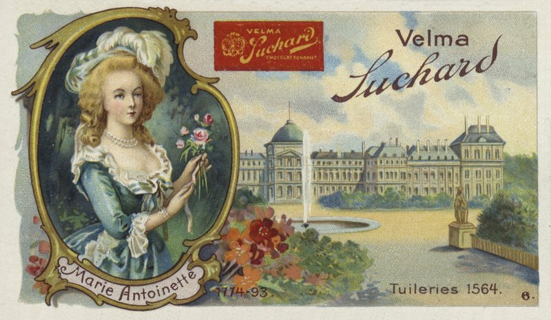 Queen Marie Antoinette of France and the Tuileries Palace, Paris by European School