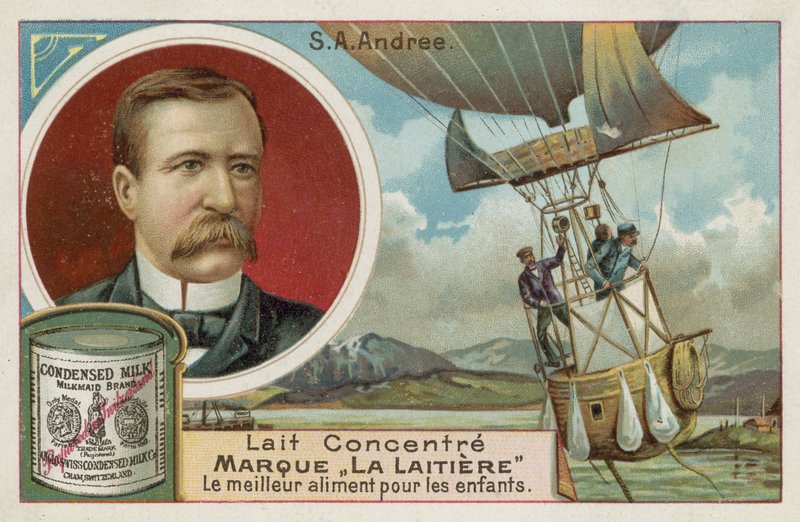 Salomon August Andree, Swedish balloonist and Arctic explorer by European School