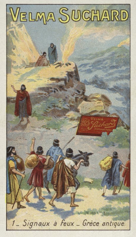 Signalling by fire, Ancient Greece by European School