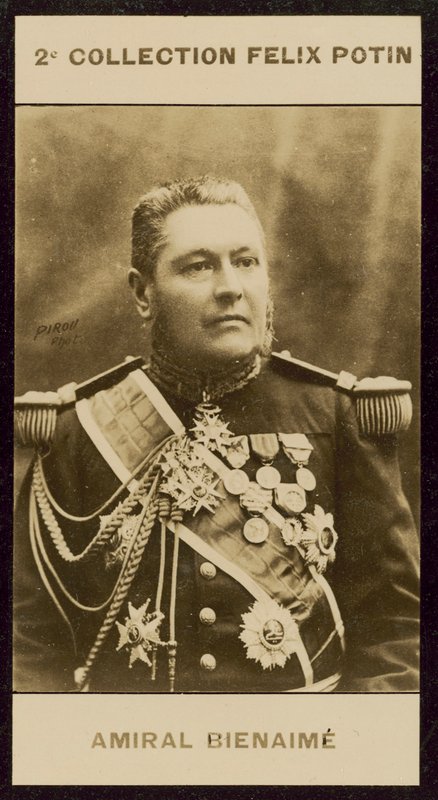 Admiral Amedee-Pierre-Leonard Bienaime by European Photographer