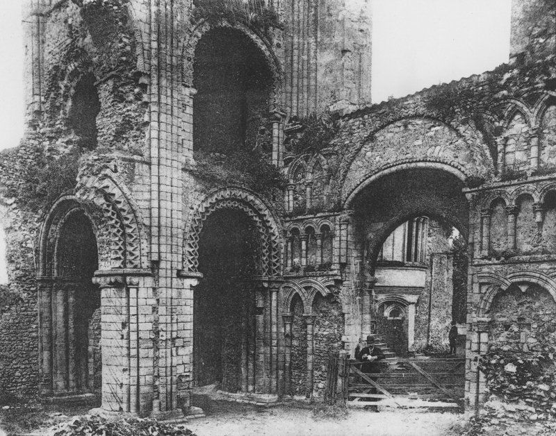 Castle Acre Priory, Norfolk, Interior of West End of Church by European Photographer