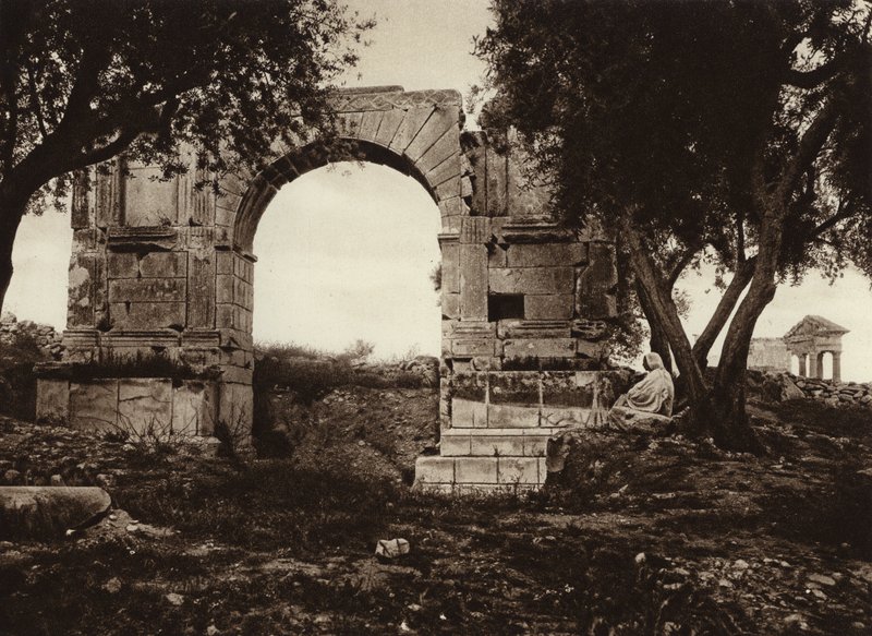 Dougga, Triumphal arch of Alexander Severus by European Photographer