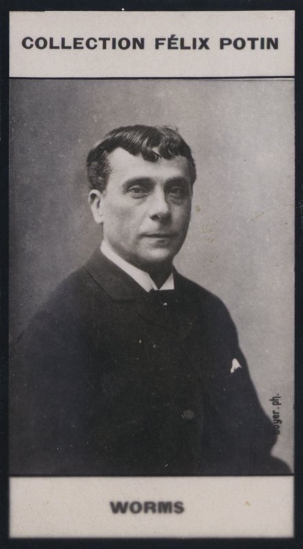 Gustave Worms (1836) (black and white photo) by European Photographer
