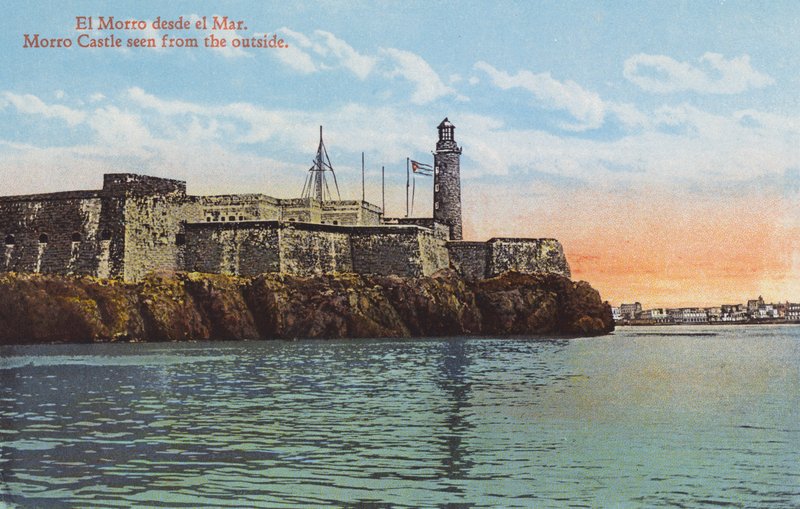 Havana, Cuba: Morro Castle Seen from the Outside by European Photographer