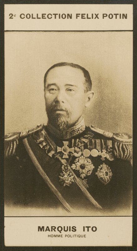 Hirobumi Marquis Ito, Politician by European Photographer