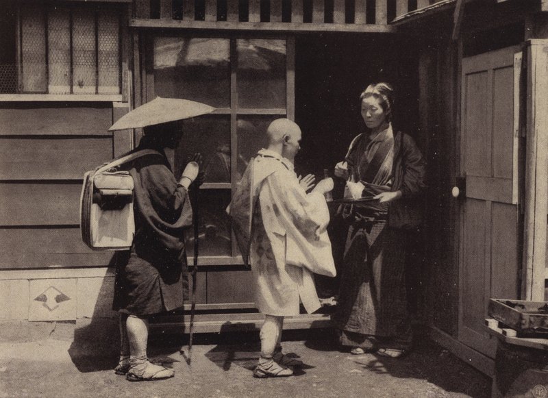 Kyoto, Pilgrims by European Photographer