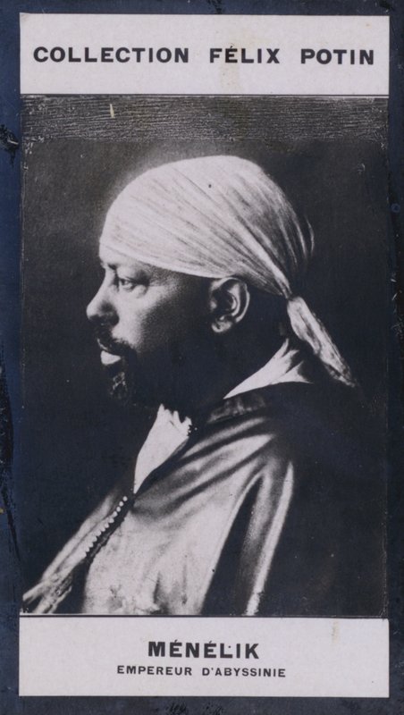 Menelik, Emperor of Abyssinia (1844) by European Photographer