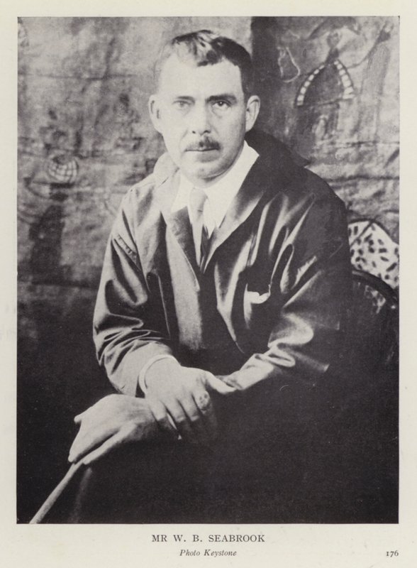 Mr W B Seabrook by European Photographer