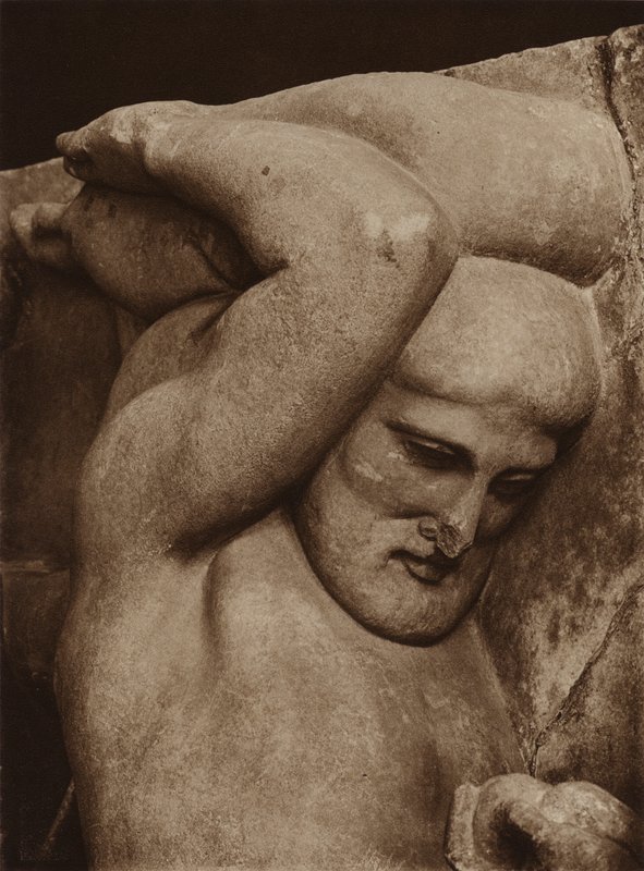 Olympia, Herkules, from a metope (photo) by European Photographer