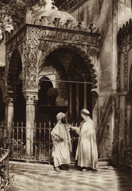 Oran, Mosque fountain by European Photographer