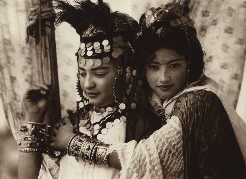 Ouled Nail dancing girls by European Photographer