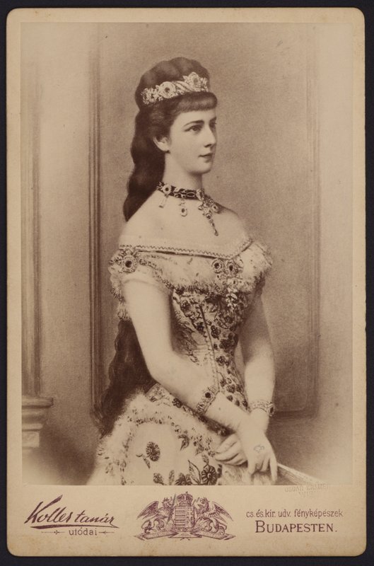 Portrait, Empress Elizabeth Of Austria, known as Sisi by European Photographer