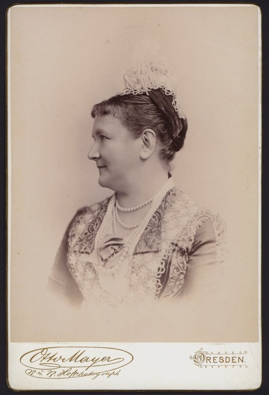 Portrait, Last Queen of Saxony, Formerly Princess Carol of Sweden by European Photographer