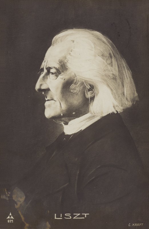 Portrait of Franz Liszt by European Photographer