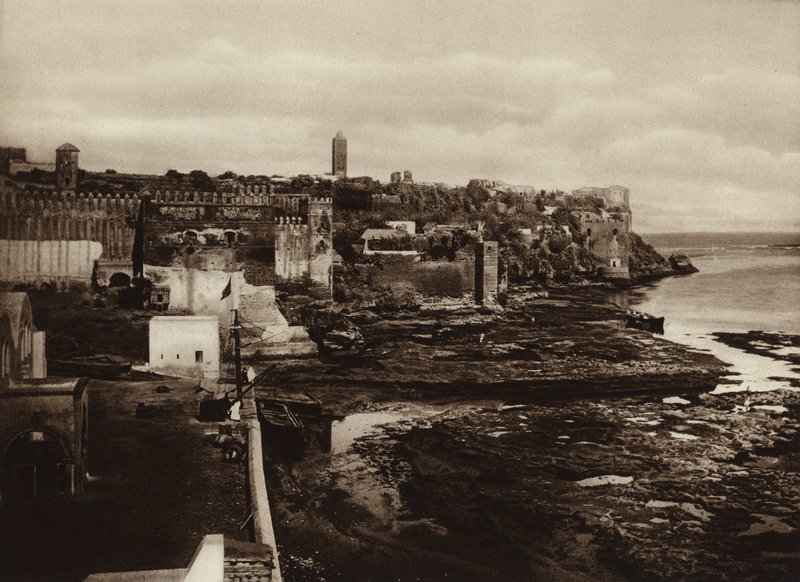 Rabat, View of the Oudaya Point by European Photographer