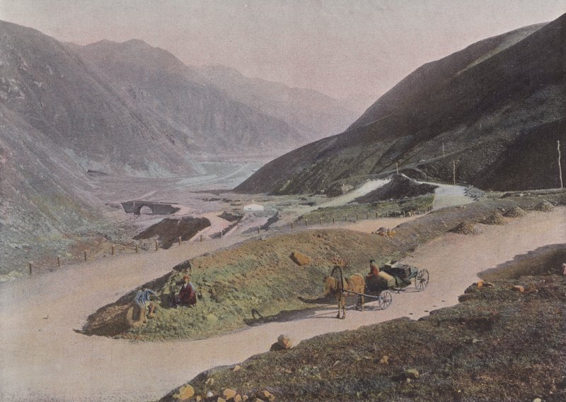 Military Road of Georgia by European Photographer